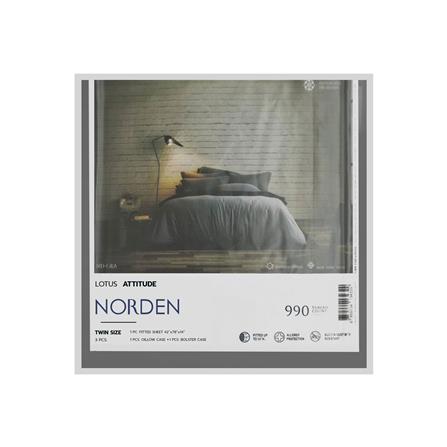 ชุดผ้าปูที่นอน 3.5 ฟุต 3 ชิ้น LOTUS NORDEN ND-GRA_5
