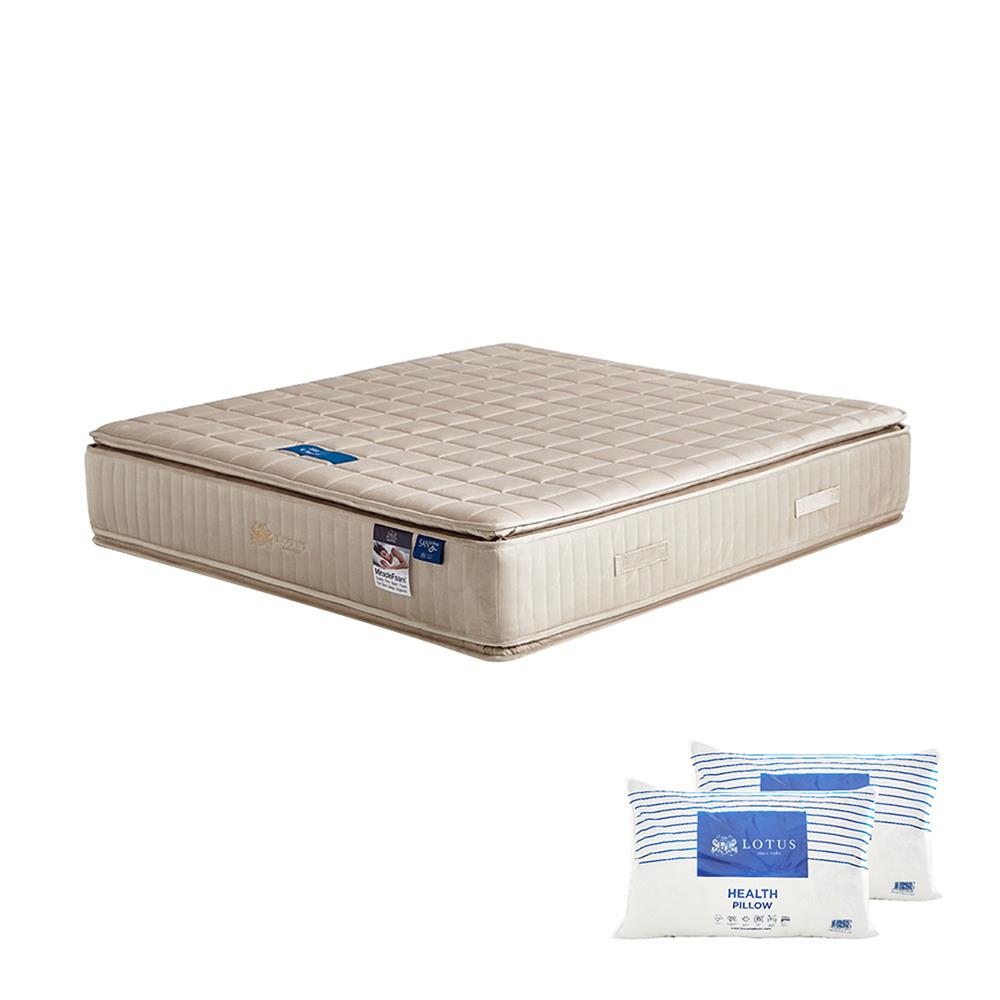 ที่นอน 6 ฟุต LOTUS CLASSE พร้อมหมอนหนุน 2 ชิ้น