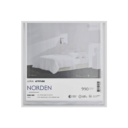 ชุดผ้าปูที่นอน 6 ฟุต 5 ชิ้น LOTUS NORDEN ND-VIRGIN_5