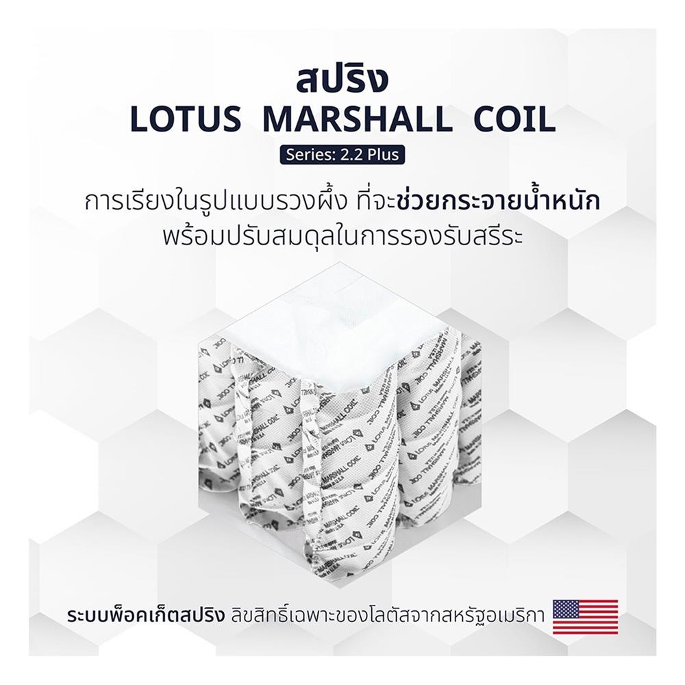 ที่นอน 5 ฟุต LOTUS PACE พร้อมหมอนหนุน 2 ชิ้น