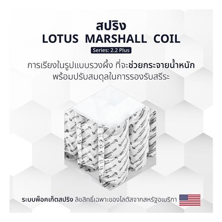 ที่นอน 5 ฟุต LOTUS PACE พร้อมหมอนหนุน 2 ชิ้น_5