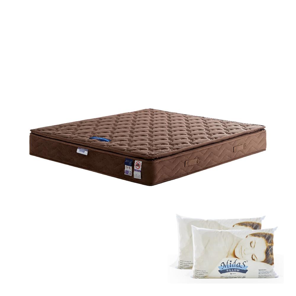 ที่นอน 5 ฟุต MIDAS MORNING พร้อมหมอนหนุน 2 ชิ้น