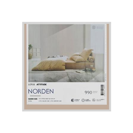 ชุดผ้าปูที่นอน 5 ฟุต 5 ชิ้น LOTUS NORDEN ND-MANDEL_5