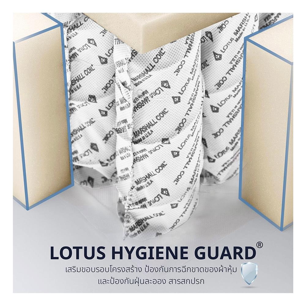 ที่นอน 6 ฟุต LOTUS PACE พร้อมหมอนหนุน 2 ชิ้น