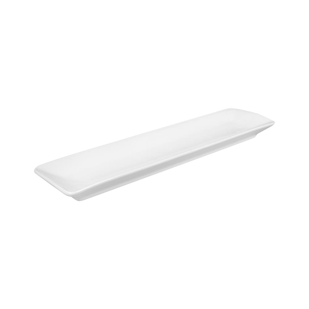 จานเหลี่ยม PORCELAIN 4x14 นิ้ว KECH SNOW PROF. ZEN