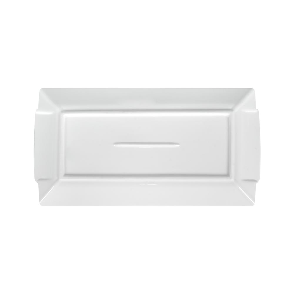 จานเหลี่ยม PORCELAIN 6x12 นิ้ว KECH SNOW PROF. TRAY