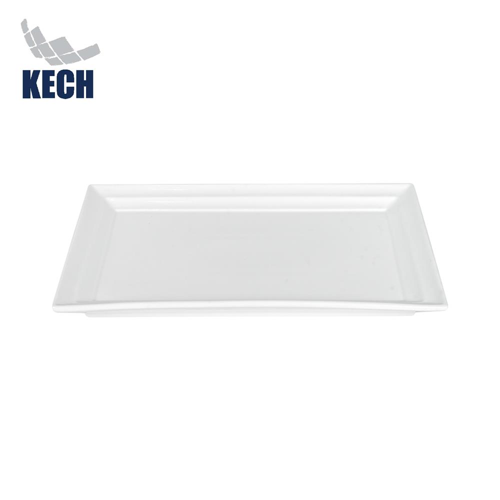 จานเหลี่ยม PORCELAIN 8x12 นิ้ว KECH SNOW PROF._0