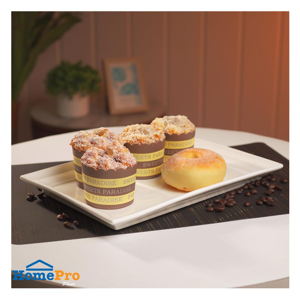 จานเหลี่ยม PORCELAIN 8x12 นิ้ว KECH SNOW PROF.