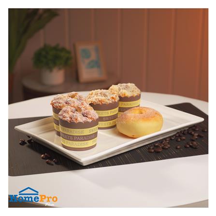 จานเหลี่ยม PORCELAIN 8x12 นิ้ว KECH SNOW PROF._5