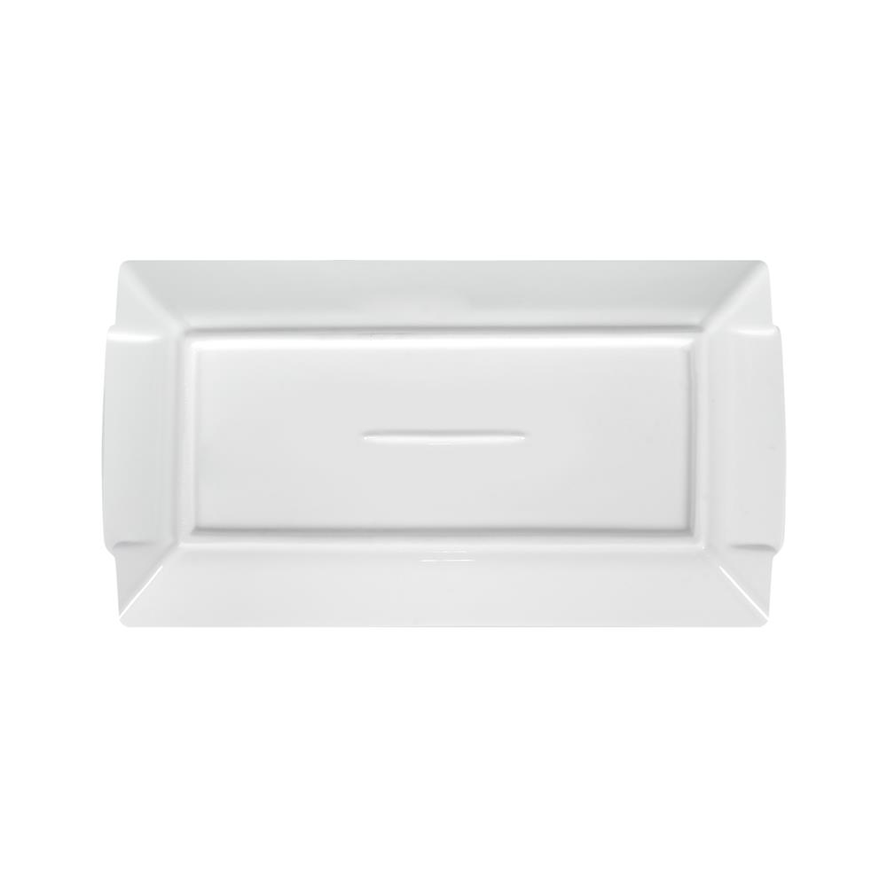 จานเหลี่ยม PORCELAIN 8x15 นิ้ว KECH SNOW PROF. TRAY