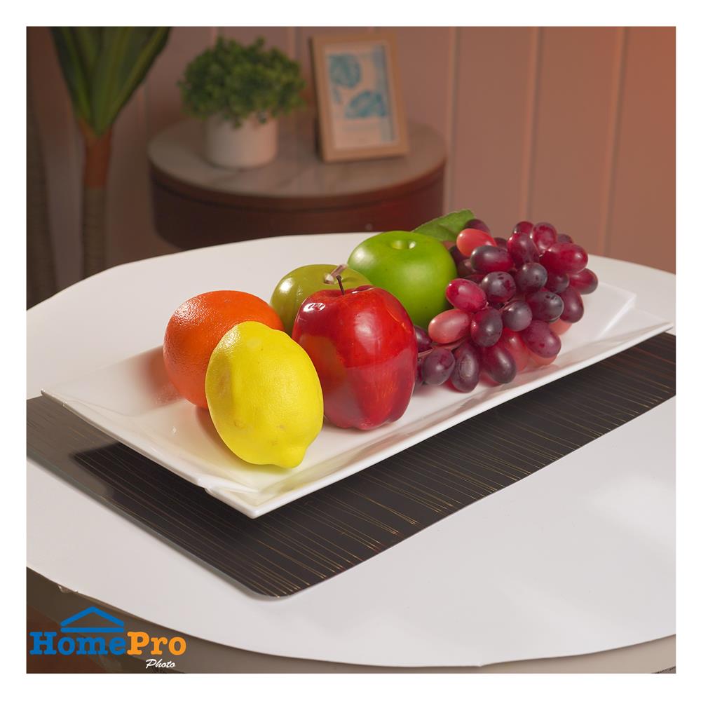 จานเหลี่ยม PORCELAIN 8x15 นิ้ว KECH SNOW PROF. TRAY