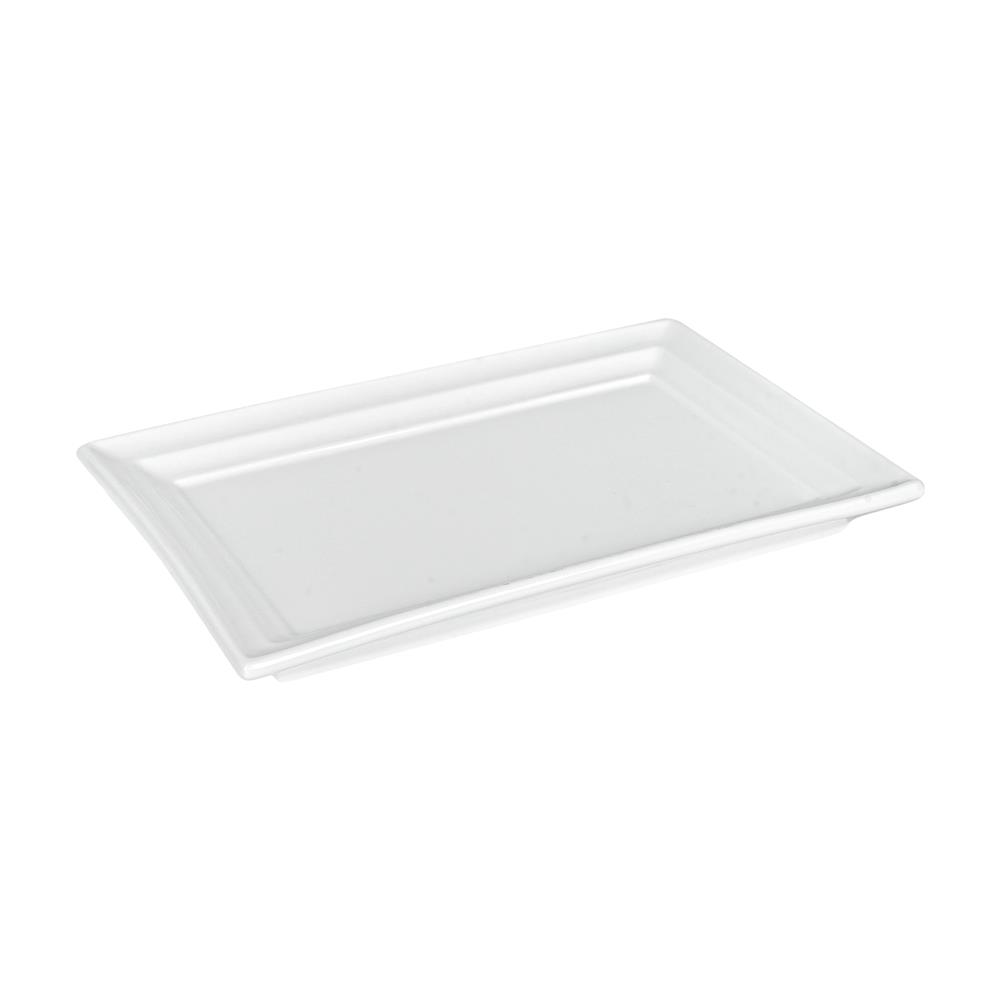 จานเหลี่ยม PORCELAIN 5x8 นิ้ว KECH SNOW PROF.