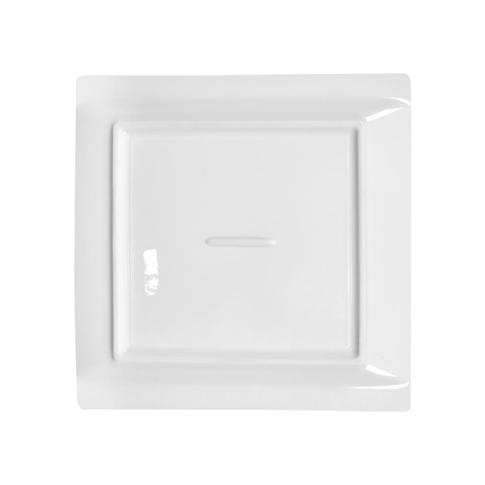 จานเหลี่ยม PORCELAIN 8.5 นิ้ว KECH SNOW PROF.