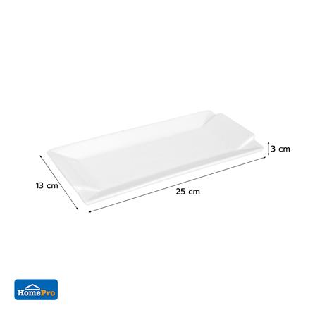 จานเหลี่ยม PORCELAIN 4.5x9 นิ้ว KECH SNOW PROF. TRAY_6