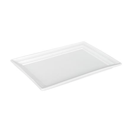 จานเหลี่ยม PORCELAIN 6x10 นิ้ว KECH SNOW PROF._1