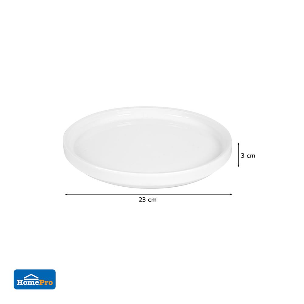 จาน PORCELAIN 9 นิ้ว KECH SNOW PROF. SHEET