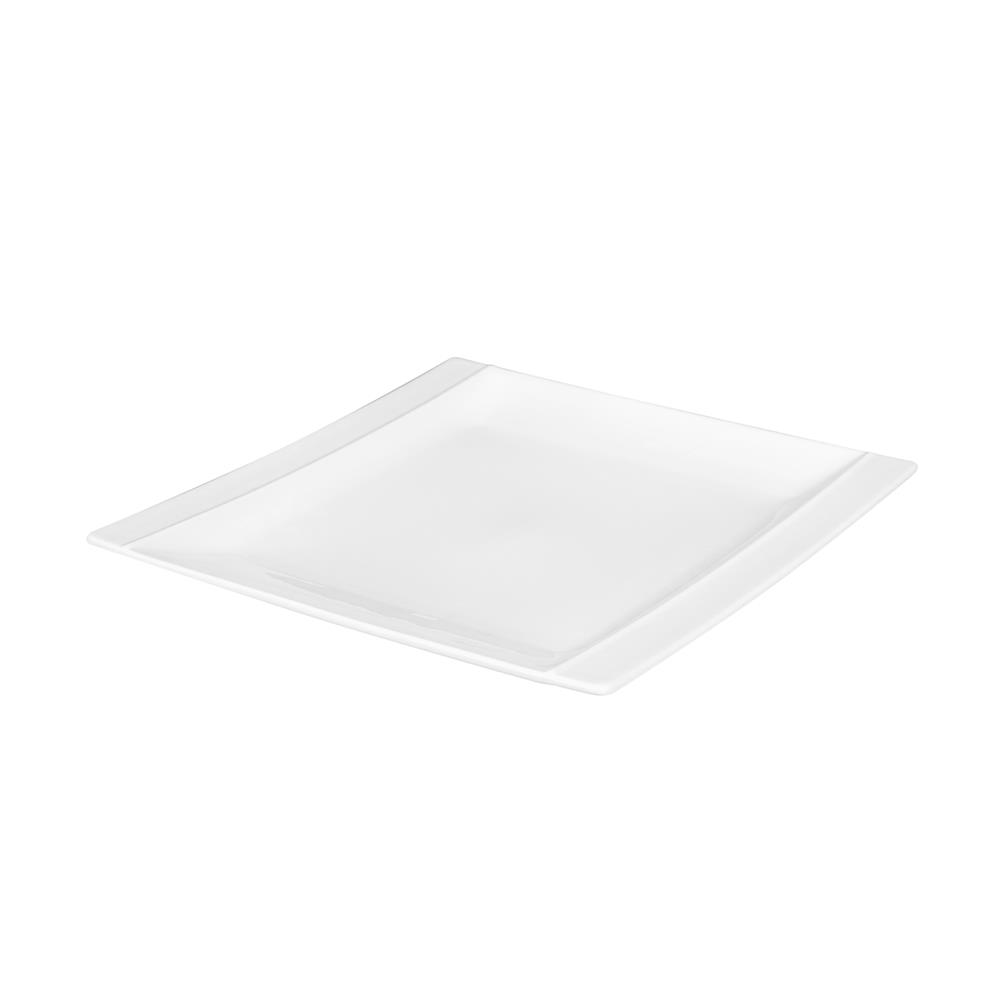 จานเหลี่ยม PORCELAIN 10.5 นิ้ว KECH SNOW PROF.