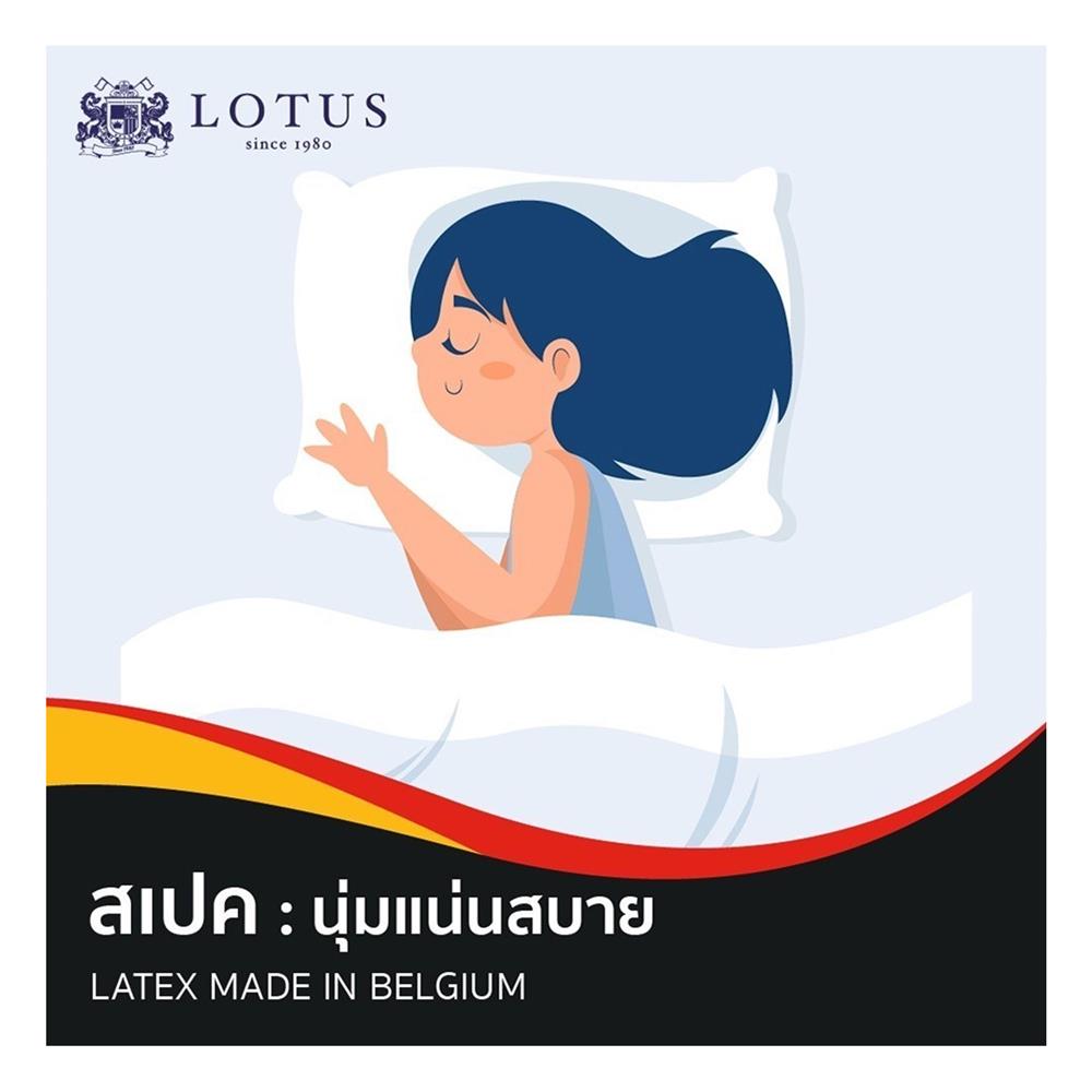 แผ่นรองนอน 3 ฟุต LOTUS SIENNA สีน้ำตาล