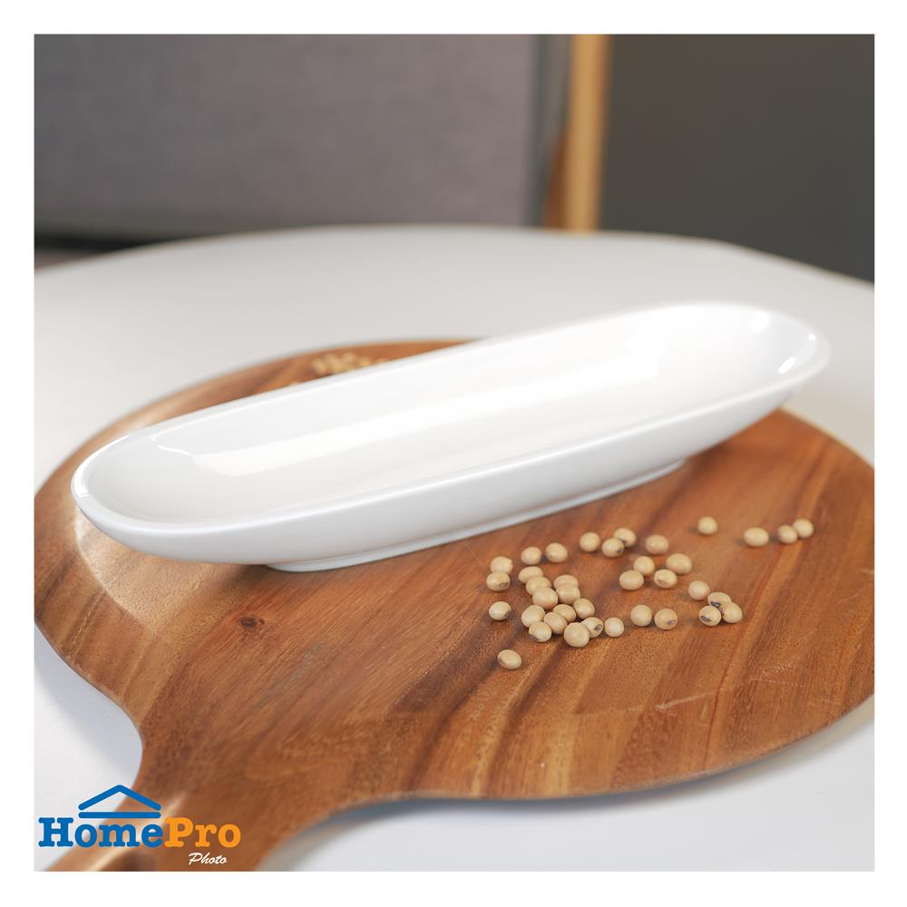 จานทรงรี PORCELAIN 11 นิ้ว KECH SNOW PROF.