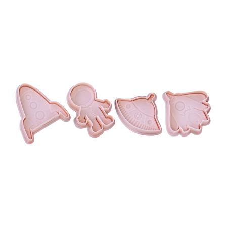 ชุดพิมพ์คุกกี้ 4 ชิ้น PENGUIN KSA20 สีชมพู_0