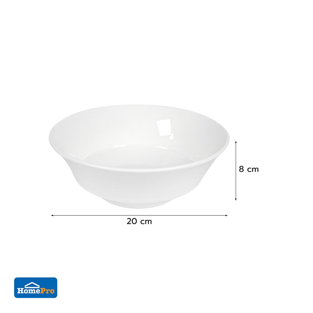 ชาม PORCELAIN 8 นิ้ว KECH SNOW PROF. BELL