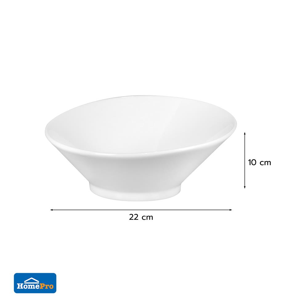 ชาม PORCELAIN 9 นิ้ว KECH SNOW PROF. SLOPE