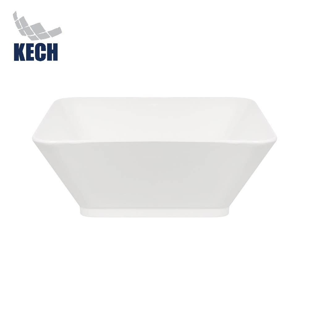 ชามเหลี่ยม PORCELAIN 10 นิ้ว KECH SNOW PROF.