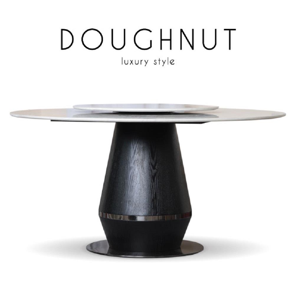 โต๊ะอาหาร AS FURNITURE DOUGHNUT สีขาว
