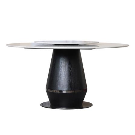 โต๊ะอาหาร AS FURNITURE DOUGHNUT สีขาว_0