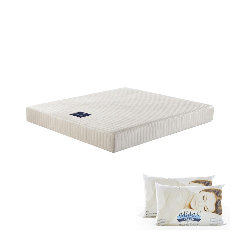 ที่นอน 5 ฟุต MIDAS GREEN BAY พร้อมหมอนหนุน 2 ชิ้น