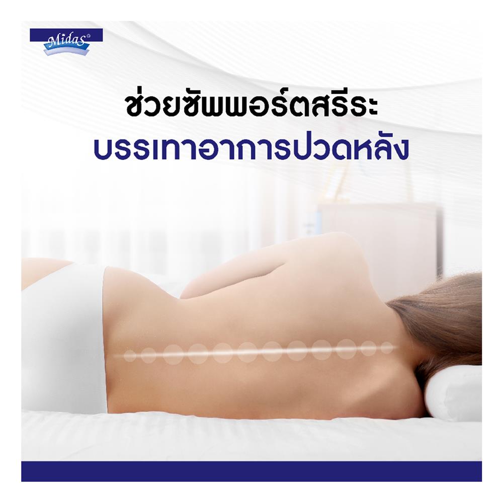 ที่นอน 5 ฟุต MIDAS GREEN BAY พร้อมหมอนหนุน 2 ชิ้น