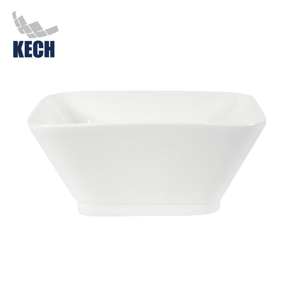 ชามเหลี่ยม PORCELAIN 8 นิ้ว KECH SNOW PROF.