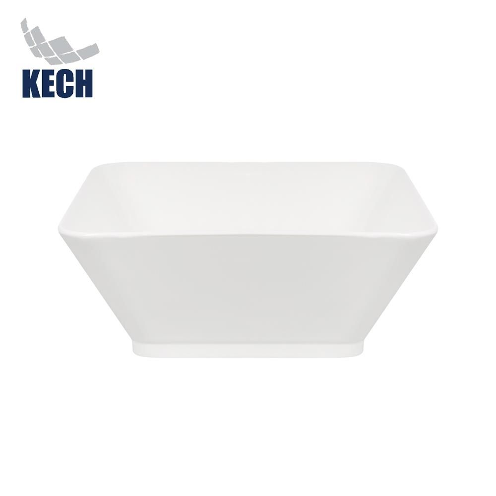 ชามเหลี่ยม PORCELAIN 9 นิ้ว KECH SNOW PROF.