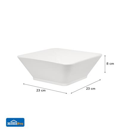 ชามเหลี่ยม PORCELAIN 9 นิ้ว KECH SNOW PROF._4