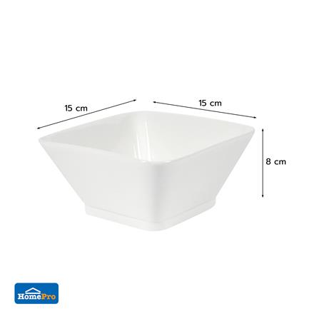 ชามเหลี่ยม PORCELAIN 6 นิ้ว KECH SNOW PROF._5