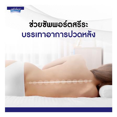 ที่นอน 6 ฟุต MIDAS GREEN BAY พร้อมหมอนหนุน 2 ชิ้น_6