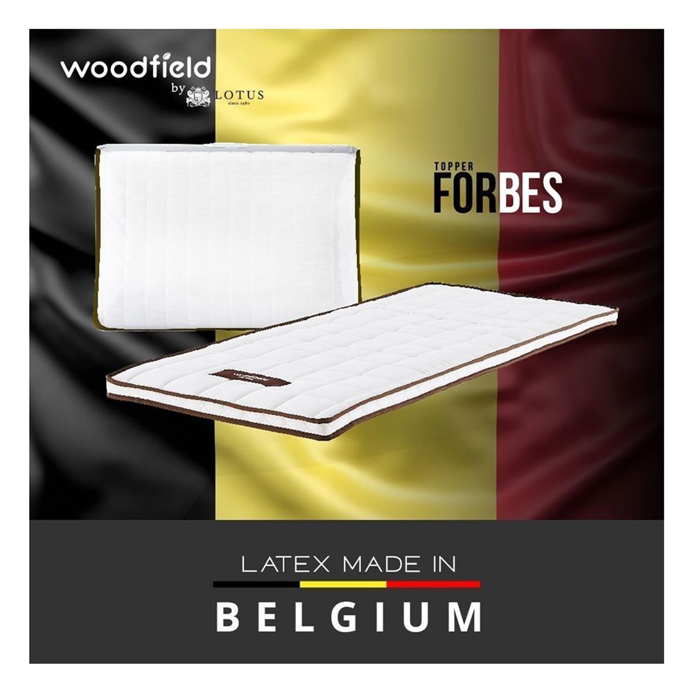 แผ่นรองนอน 3 ฟุต WOODFIELD FORBES สีขาว