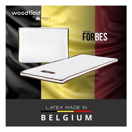 แผ่นรองนอน 3 ฟุต WOODFIELD FORBES สีขาว_2