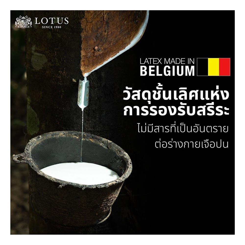 แผ่นรองนอน 5 ฟุต LOTUS ARES สีแดง