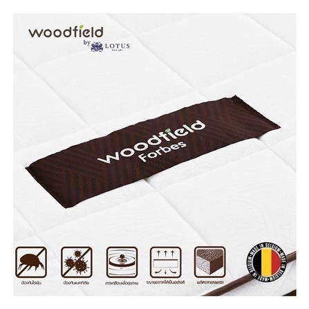 แผ่นรองนอน 3.5 ฟุต WOODFIELD FORBES สีขาว_3