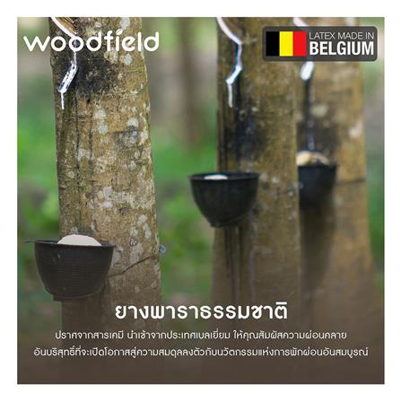แผ่นรองนอน 5 ฟุต WOODFIELD FORBES สีขาว_4