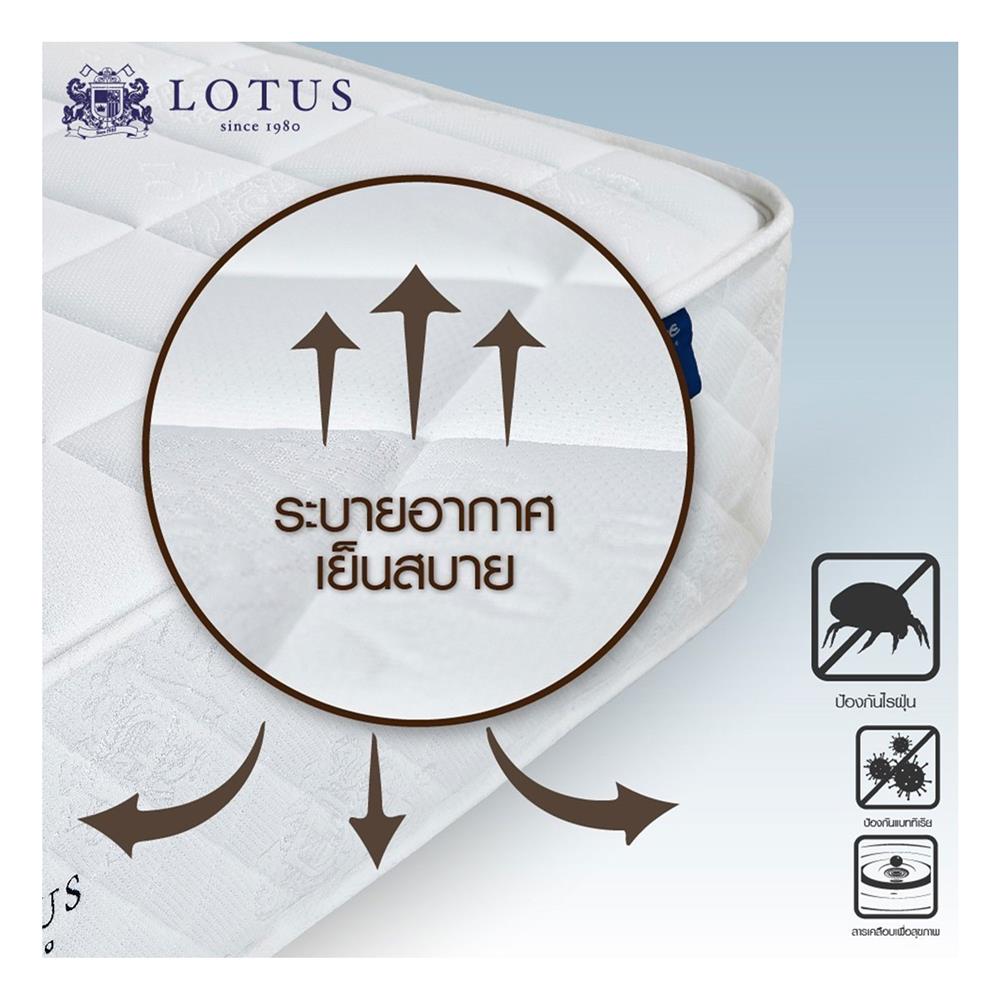 ที่นอน 6 ฟุต LOTUS MONDAVI พร้อมหมอนหนุน 2 ชิ้น