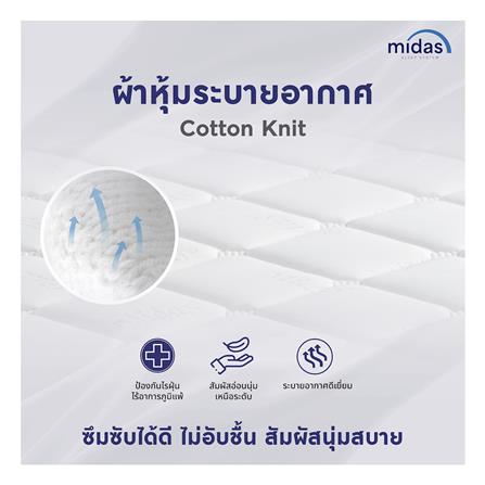 ที่นอน 5 ฟุต MIDAS MALEENA พร้อมหมอนหนุน 2 ชิ้น_6