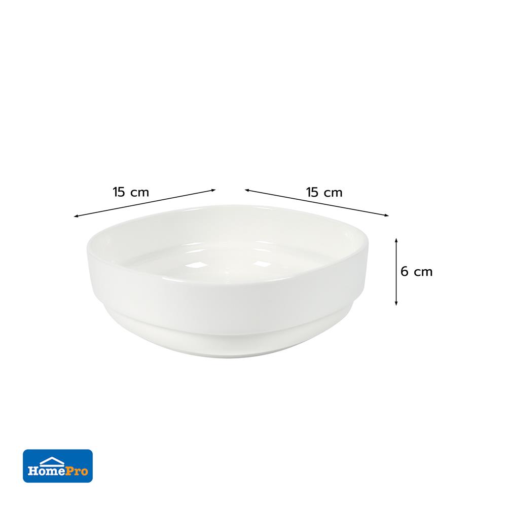 ชาม PORCELAIN 6 นิ้ว KECH SNOW CUBE