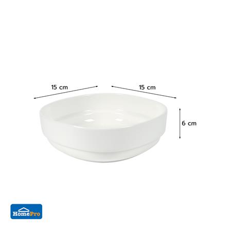 ชาม PORCELAIN 6 นิ้ว KECH SNOW CUBE_6