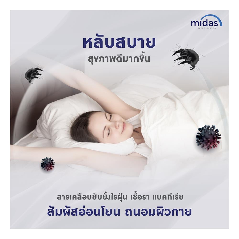 ที่นอน 6 MIDAS MALEENA พร้อมหมอนหนุน 2 ชิ้น
