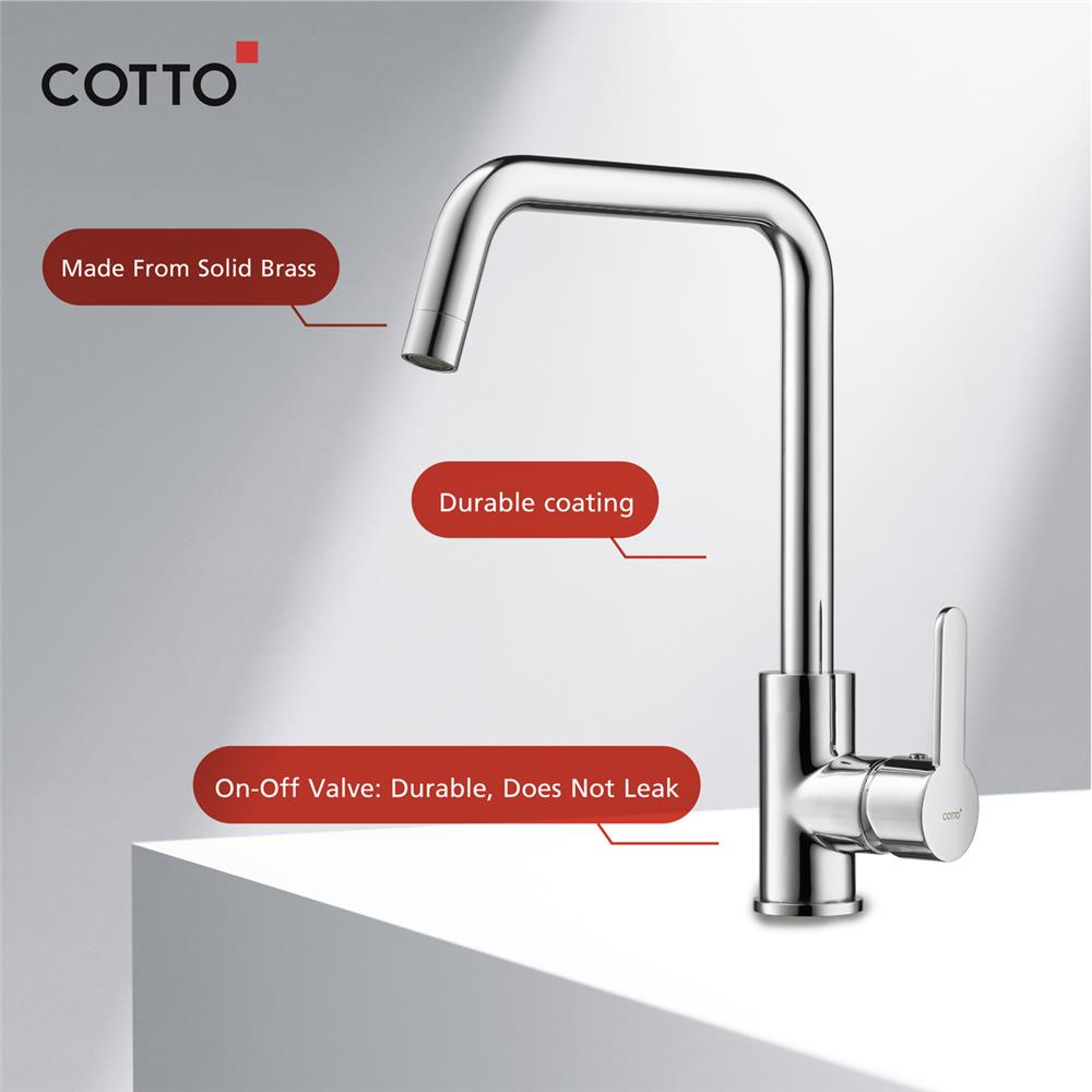 ก๊อกซิงค์เดี่ยวเคาน์เตอร์ COTTO CT1297A