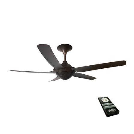 พัดลมไม่มีโคมไฟ CARINI DEKA-R28-BR 56 นิ้ว สีน้ำตาล