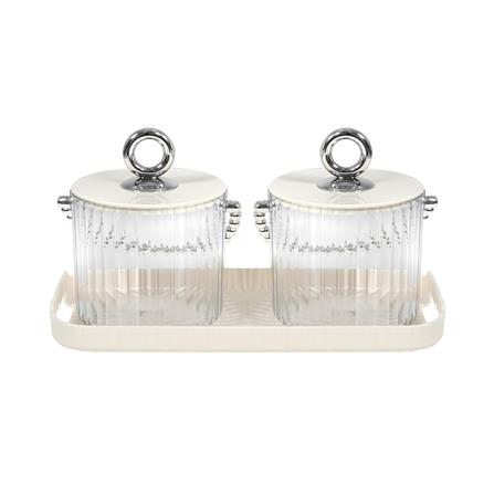 ชุดกล่องจัดเก็บ STACKO MUK 22.5X11X12 ซม. 2 ชิ้น สีใส_2