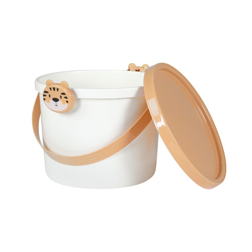 ถังเก็บของหูหิ้ว STACKO KID 25X24X20.5 ซม. เสือ